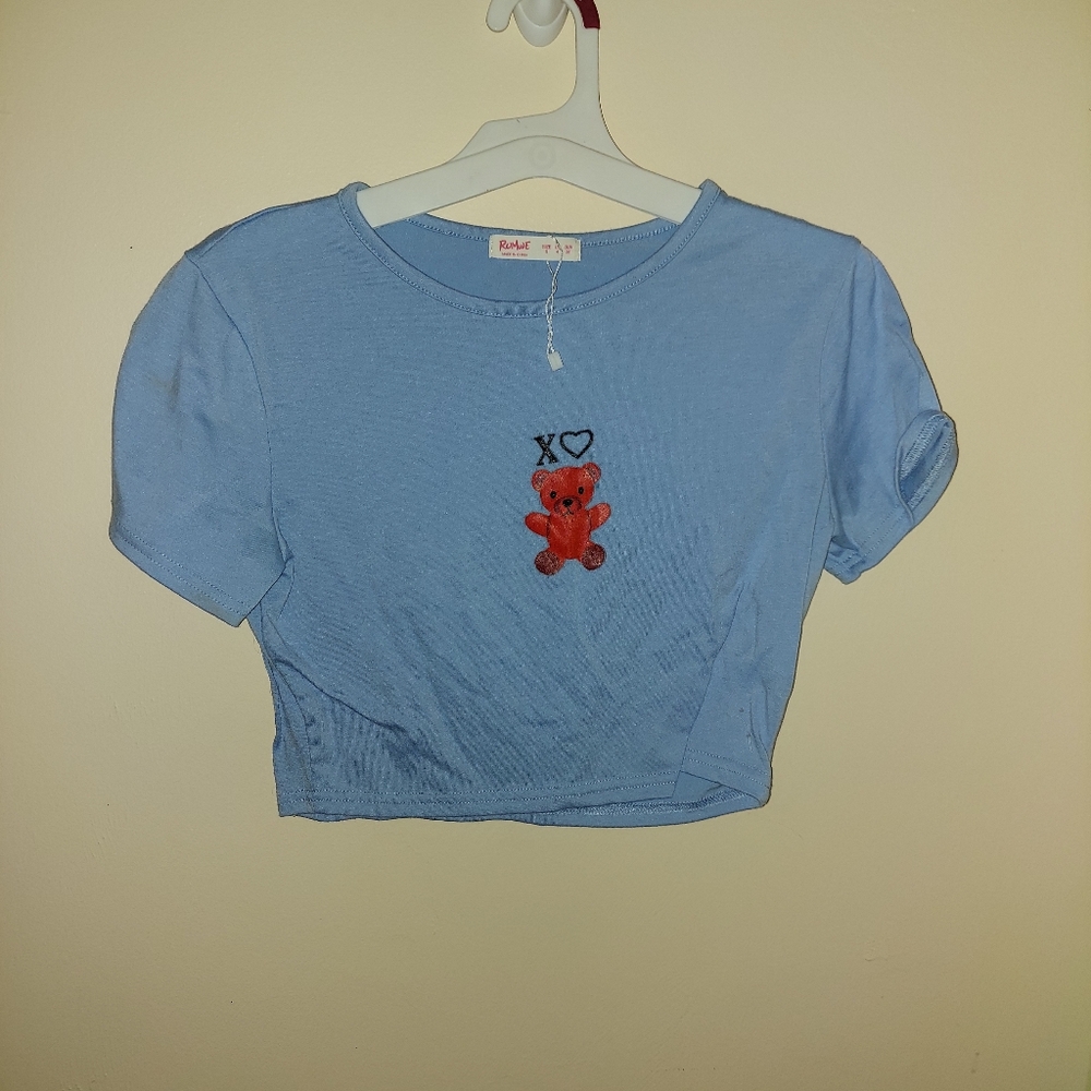Light blue bear shirt
